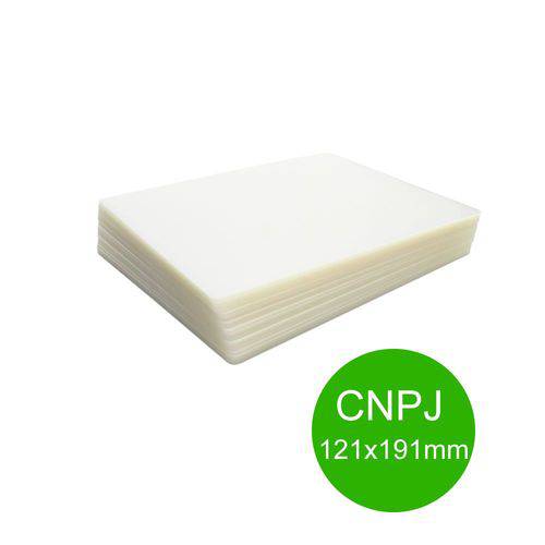 Polaseal Plástico para Plastificação CNPJ 121x191x0,05 100un