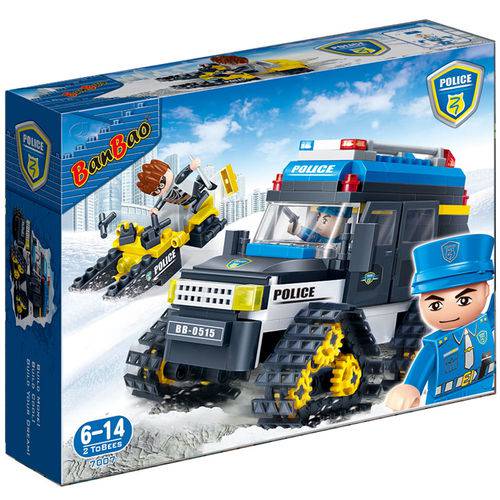 Polícia Carro de Neve 315 Peças - Banbao