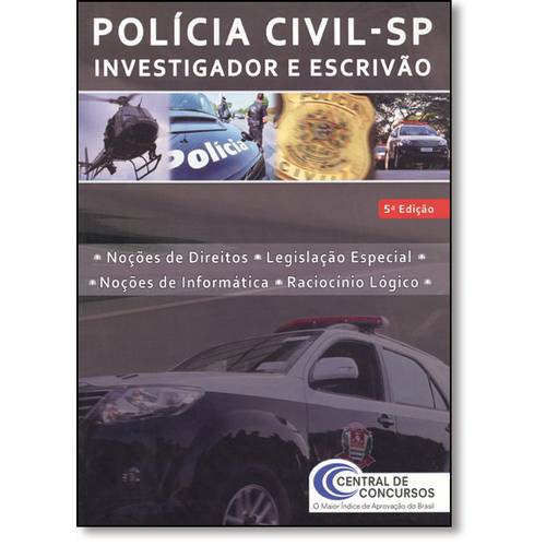 Polícia Civil - Sp: Investigador e Escrivão