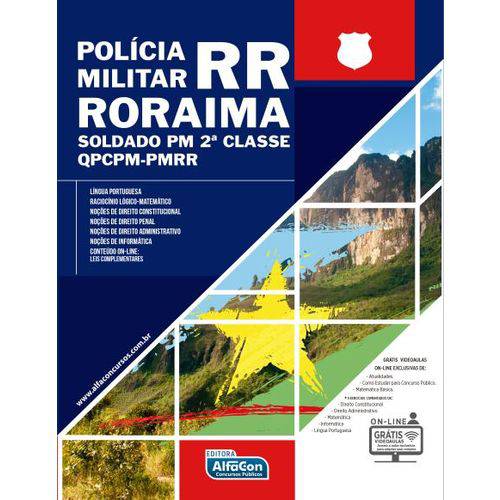 Polícia Militar de Roraima - Soldado Pm 2ª Classe - Qpcpm-Pmrr