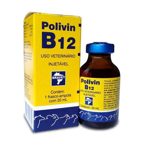 Polivin B12 Injetável - 20 Ml