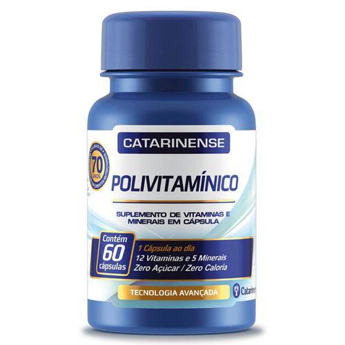 Polivitamínico - 60 Cápsulas - Catarinense