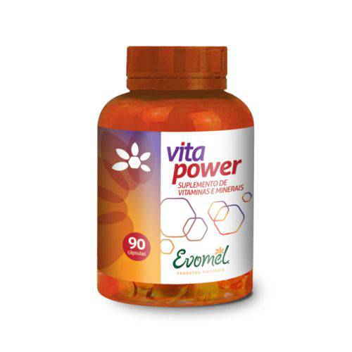 Polivitamínico de a A Z Vita Power 90 Cápsulas Evomel