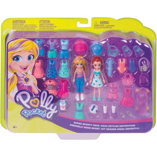 Polly Pocket Kit Grande Moda Esportiva - Mattel