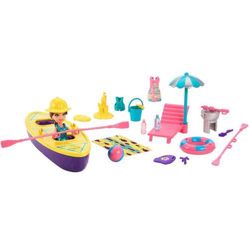 Polly Pocket Lila e Veículo Aquático Caiaque - FVH41 - Mattel
