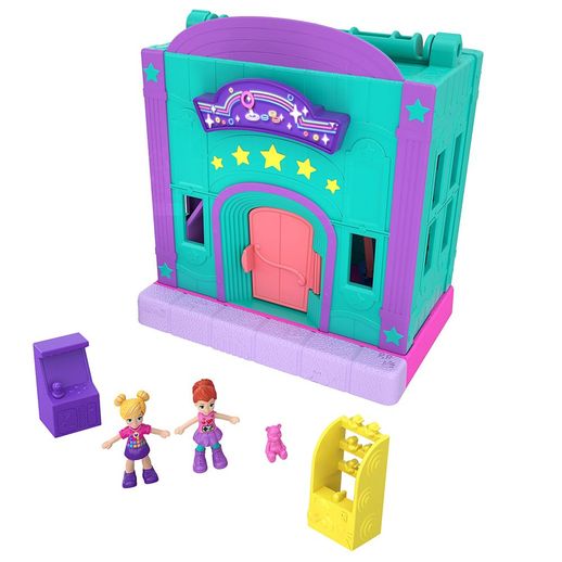 Polly Pocket Pollyville Arcade Playset - Mattel