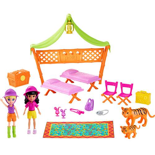 Polly Pocket Safari Festa do Pijama - Mattel