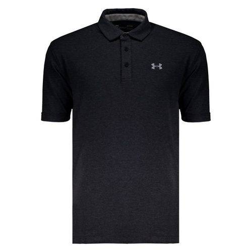 Polo Under Armour Charged Cotton Scramble Chumbo - Under Armour - Under Armour