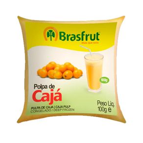 Polpa de Fruta Sabor Cajá Brasfrut 100g