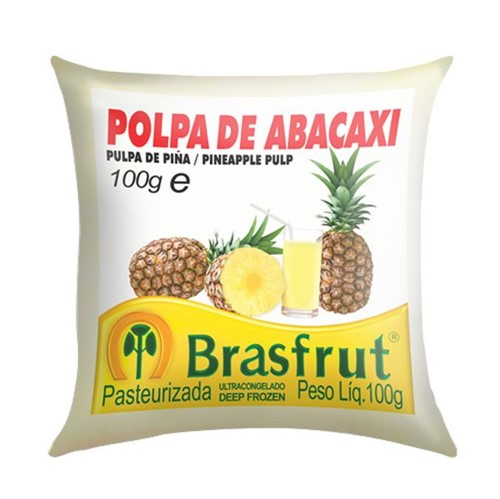 Polpa Fruta Brasfrut 100g Abacaxi