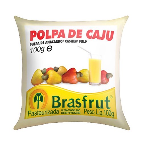Polpa Fruta Brasfrut 100g Caju