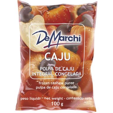 Polpa Fruta Caju de Marchi 10X100g