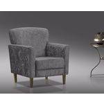 Poltrona Cadeira Decorativa Pit Jacquard Areia - D´Monegatto