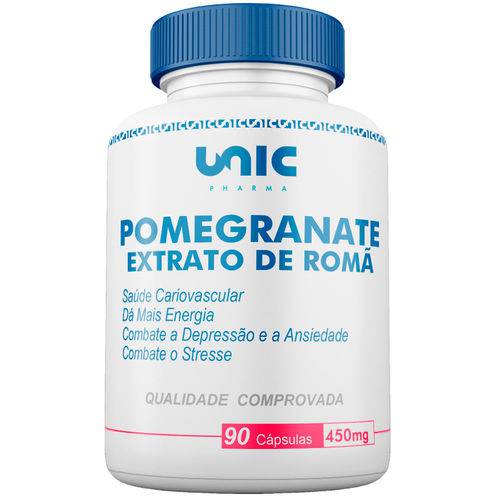 Pomegranate Extrato de Romã 450mg 60 Cáps Unicpharma
