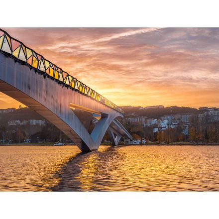 Ponte Arco-Íris - 47,5 X 36 Cm - Papel Fotográfico Fosco