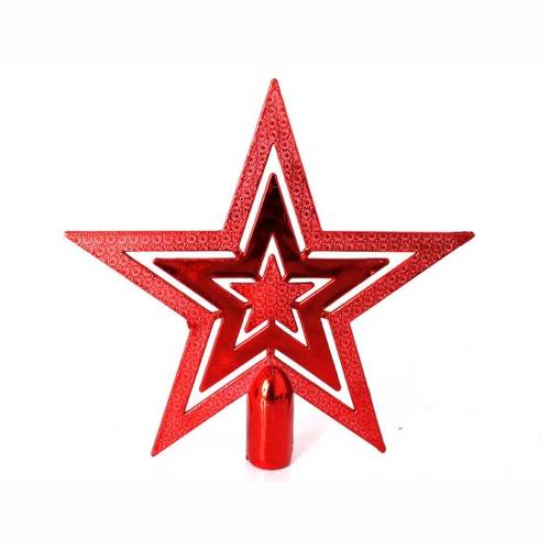 Ponteira Plástica Estrela 20cm - Diversas Cores
