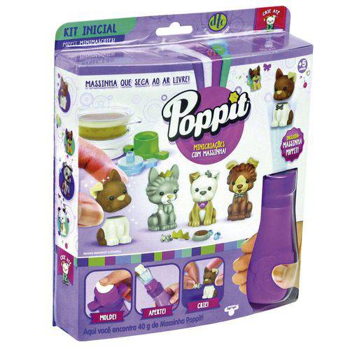 Poppit Kit Inicial Mini Mascotes 3882 - Dtc