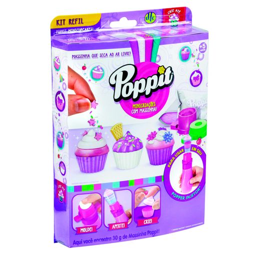 Poppit Kit Refil Mini Cupcakes - DTC