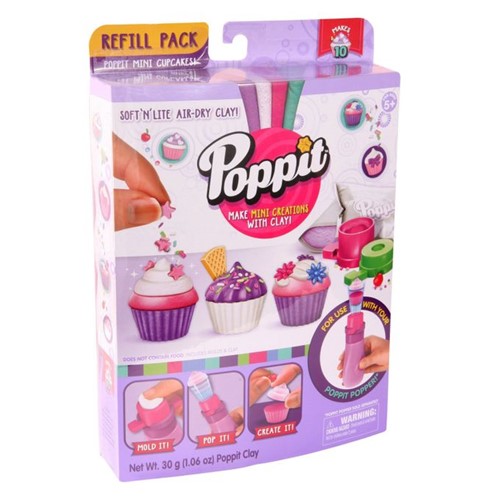 Poppit - Kit Refil - Mini Cupcakes - DTC