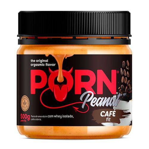 Porn Peanut Pasta de Amendoim 500g Café Fit Porn Fit