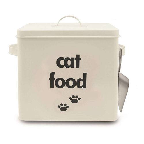 Porta Alimento de Gatos com Colher 14l 20,5 X 28 X 25,5cm