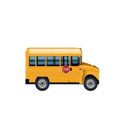 Porta Caneta Ônibus Escolar Amarelo Geguton