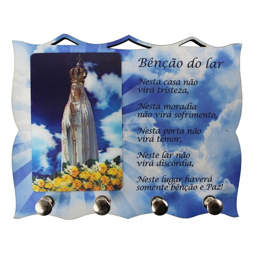 Porta Chave de Nossa Senhora de Fátima | SJO Artigos Religiosos
