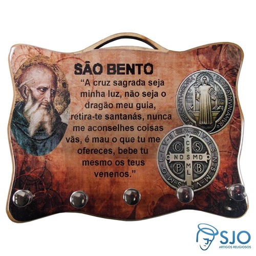 Porta Chave - Medalha de São Bento | SJO Artigos Religiosos