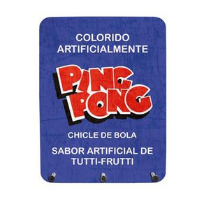 Porta Chaves Chiclete Ping Pong