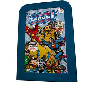Porta Chaves Madeira Liga da Justiça DC Comics Porta Chaves Liga da Justiça Madeira DC Comics