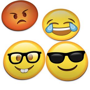 Porta Copos Emoticons Emojis Divertidos
