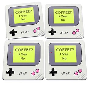 Porta Copos Game Boy Coffee Yes Joystick Café