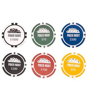 Porta Copos Poker Night - 4 Unidades