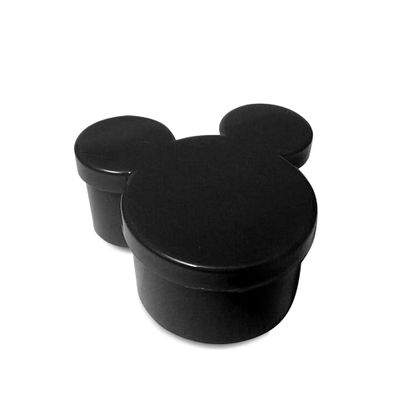 Porta Doce Decorativo Mickey Mouse Preto 10un Disney