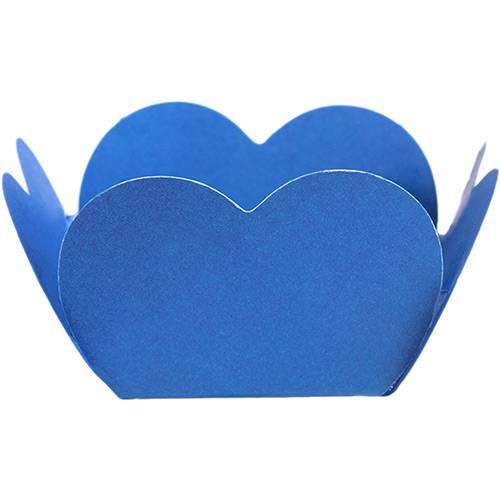 Porta Forminha Coração Azul Royal - Regina Festas