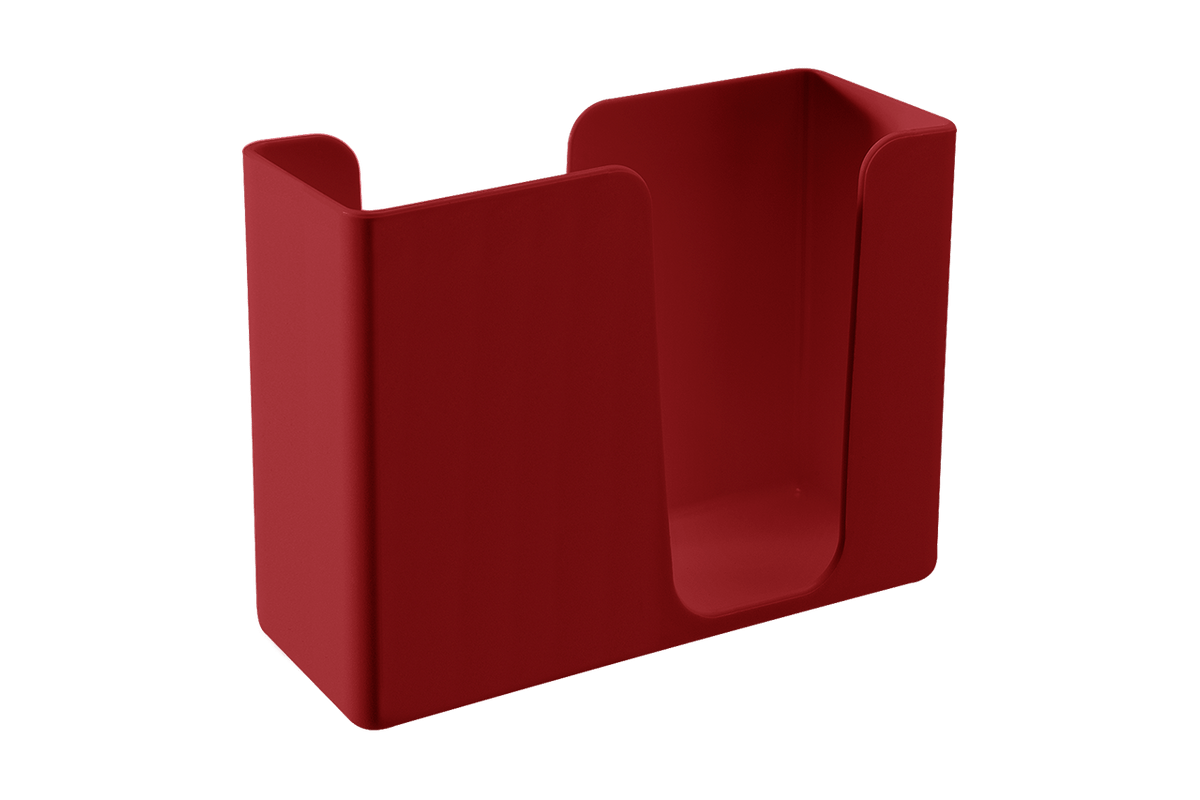 Porta-guardanapos Casual 13,6 X 5,3 X 10,4 Cm Vermelho Bold Coza