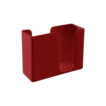 Porta-guardanapos Casual 13,6 X 5,3 X 10,4 Cm Vermelho Bold Coza