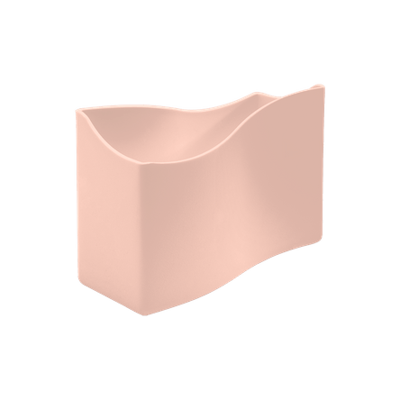 Porta-guardanapos Cozy Pequeno 13,7 X 6 X 10 Cm Rosa Blush Coza