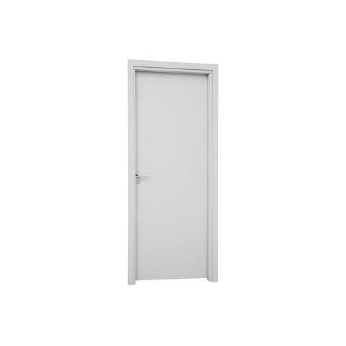Porta Interna Esquerda para Banheiro Aluminium 215x78cm Branca