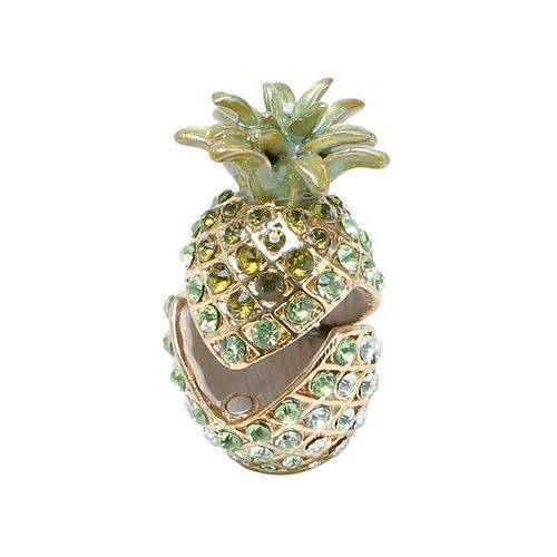 Porta Jóias 6cm de Zamac Pineapple Glamorous Prestige - R25244