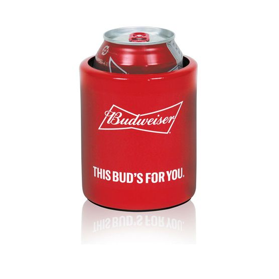 Porta Lata Budweiser 350ml em Alumínio PR8237