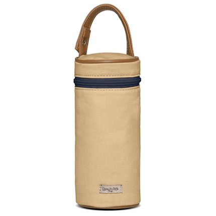Porta Mamadeira para Bebe em Sarja Adventure Caramelo - Classic For Baby Bags