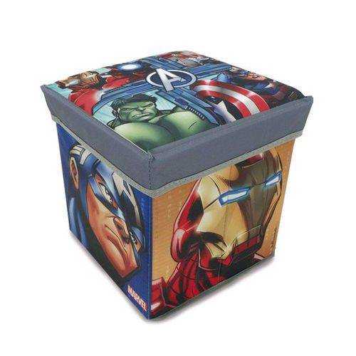 Porta Objetos Banquinho Avengers Organizador Brinquedos Toys