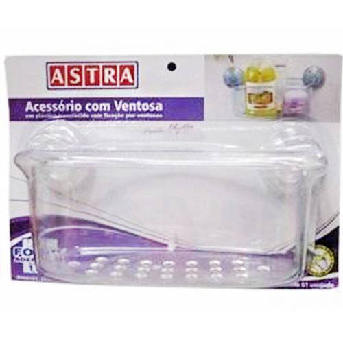 Porta Objetos com Super Ventosa para Banheiro 1,5kg Av/po*crist Astra
