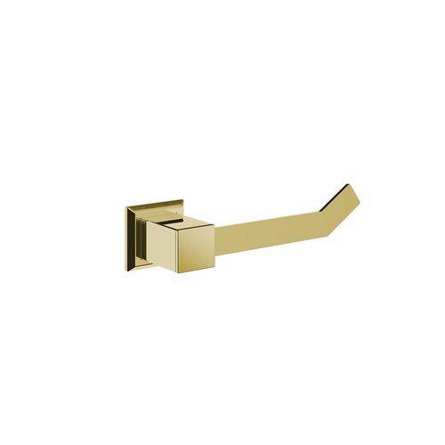 Porta Papel Higiênico em Aço Inox Banhado a Ouro Go5050 Linha Gold - Ducon Metais