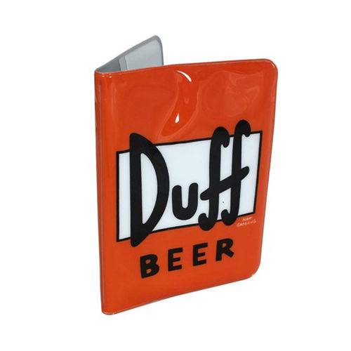 Porta Passaporte e Tag de Mala - Duff Beer - The Simpsons
