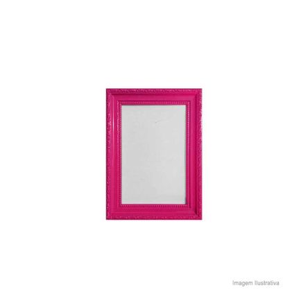 Porta Retrato 10x15cm Queem Pink Brilhante Infinity