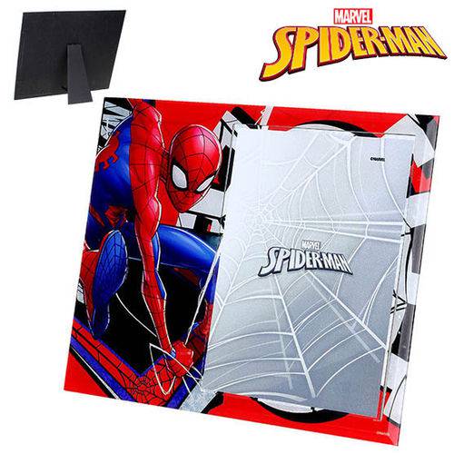 Porta Retrato 15x20 de Vidro Vertical Homem Aranha Spider Man