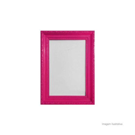 Porta Retrato 13x18cm Queem Pink Brilhante Infinity