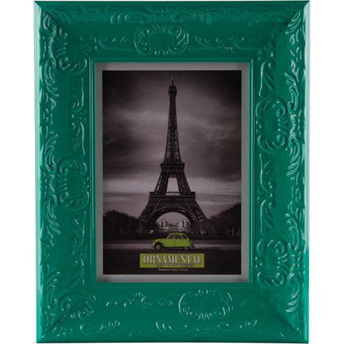 Porta-Retrato 26758 (15x21cm) Verde Esmeralda - Ornamental Design